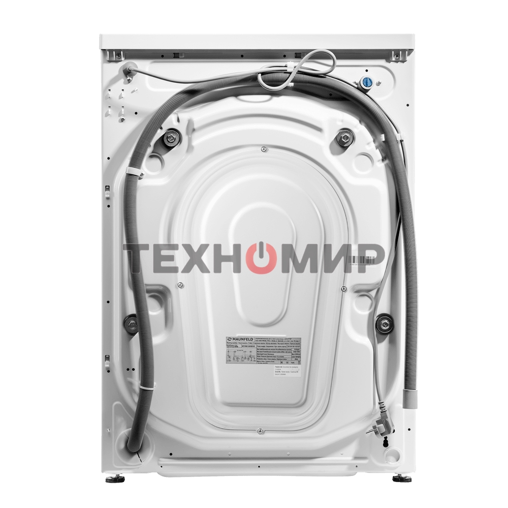 Стиральная машина c инвертором и паром Maunfeld MFWM148IWHT белый, загрузка фронтальная 8 кг, 1400 об/мин, класс: A+++