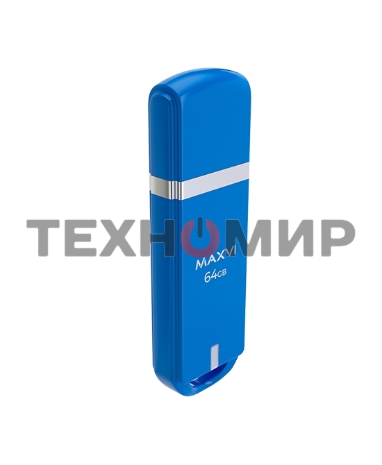 Флешка USB Maxvi P3 64GB sky blue (FD64GBUSB20C10P3)