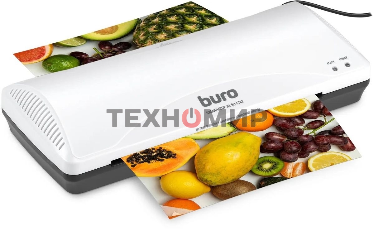 Ламинатор Buro BU-L283 A4 (80-125мкм) 25 см/мин (2 вал.) лам. фото