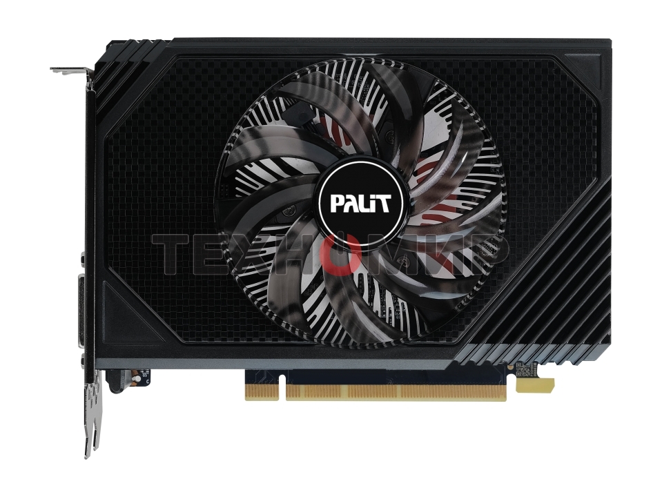 Видеокарта Palit RTX 3050 STORMX OC 6Gb NVIDIA GeForce RTX 3050 6Gb PCI-E 4.0 96bit GDDR6 1042/14000 DVIx1 HDMIx1 DPx1 HDCP Ret