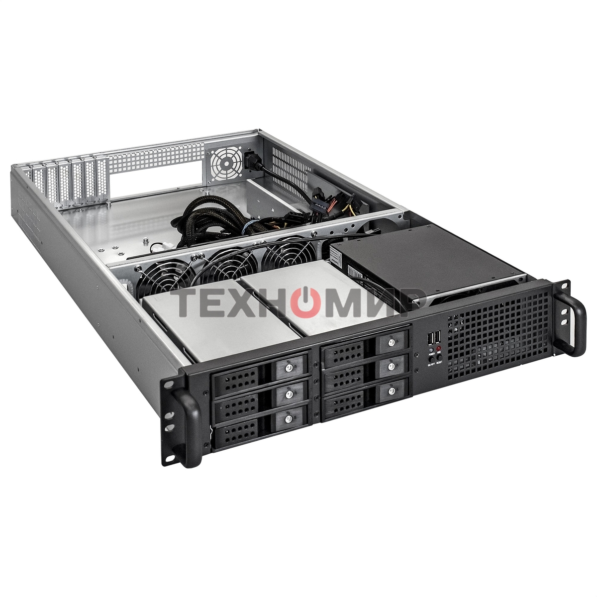Серверный корпус ExeGate Pro 2U660-HS06 (RM 19