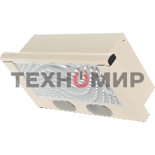 Вытяжка встраиваемая Elikor Интегра 60П-400-В2Л кремовый, 60 см, 400 куб. м/ч, 55 дБ