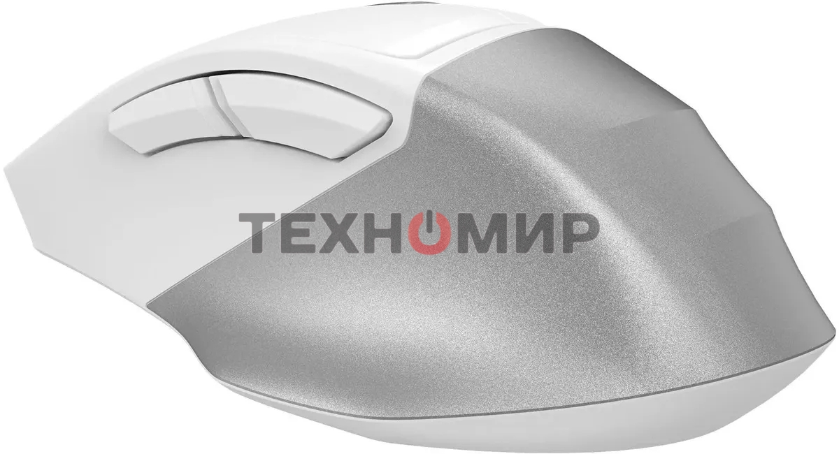 Мышь проводная A4Tech Fstyler FM45S Air белый/серебристый, 2400 dpi, USB, кнопки - 7