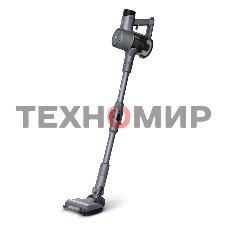 Пылесос вертикальный BQ VCA1004W серый, питание от аккумулятора, 50 Вт, уборка сухая/влажная, пылесборник 0.6 л, работа от АКБ max 35 мин.