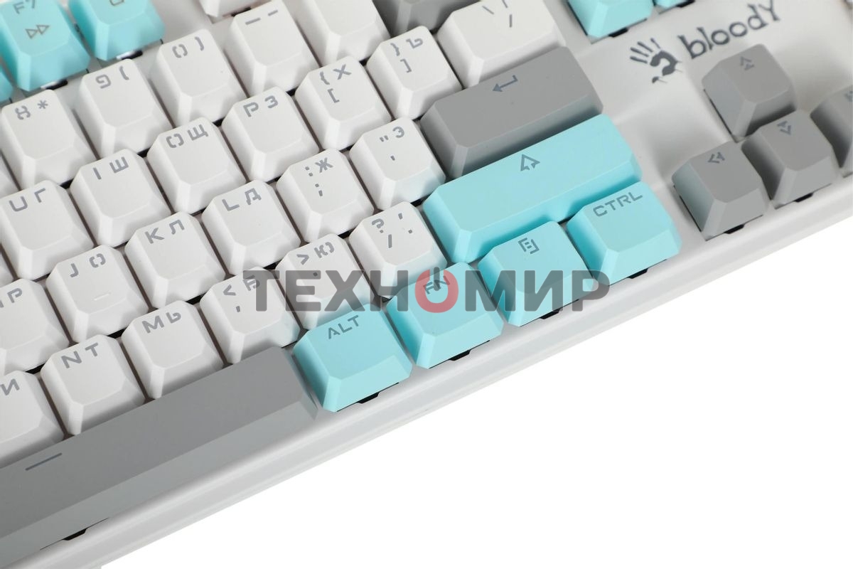 Клавиатура проводная A4Tech Bloody S510N USB белый