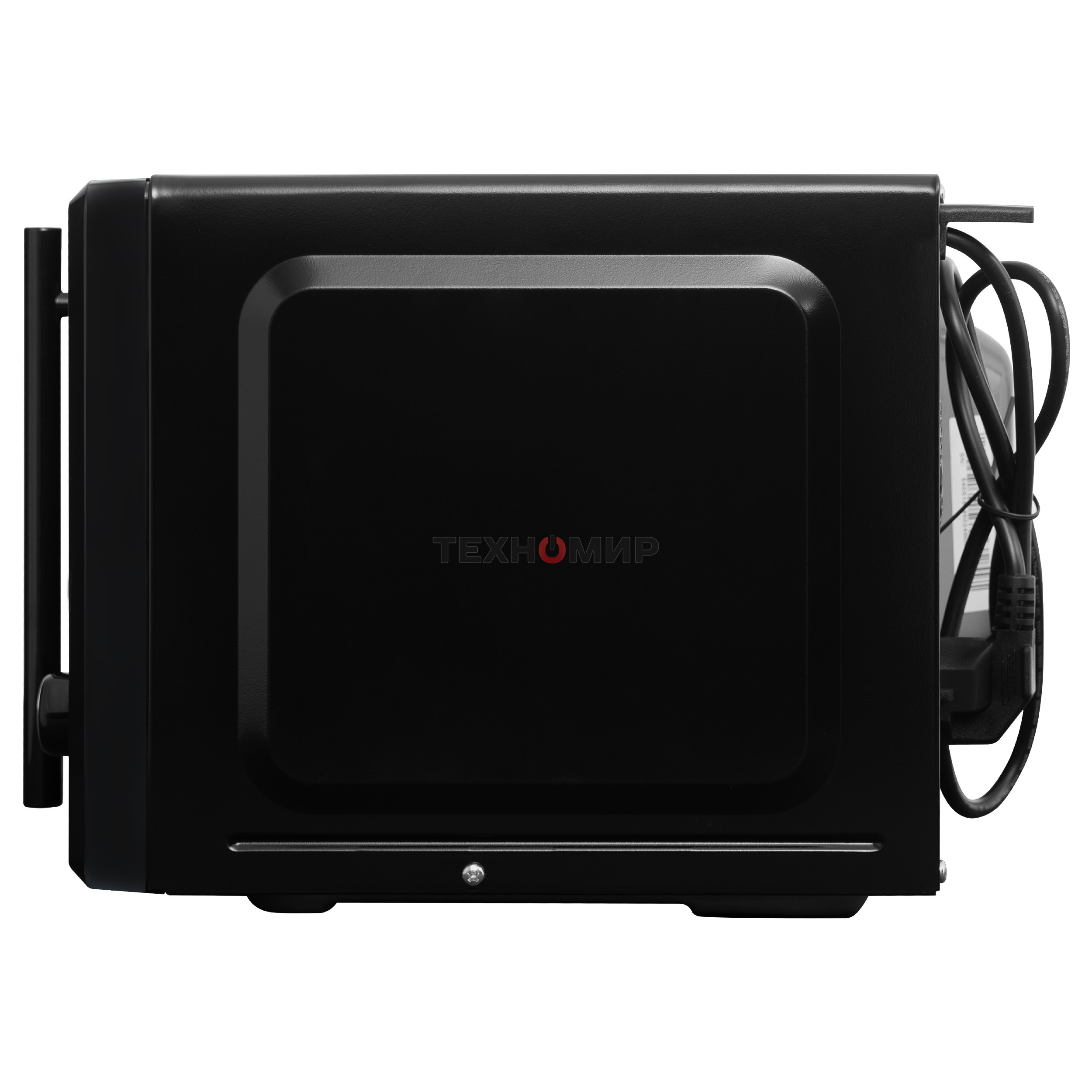 Микроволновая печь Evelux MW 203 B черный, 20 л, 700 Вт, переключатели - кнопки, поворотный механизм