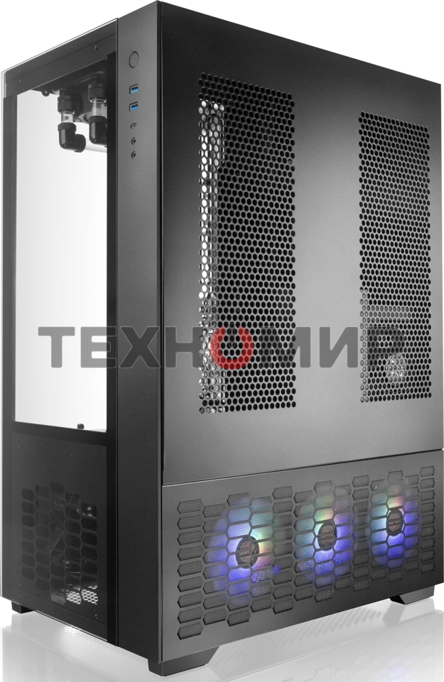Компьютерный корпус Raijintek PAEAN PREMIUM 0R20B00208, черный, Aluminum, ATX/MICRO ATX/MINI-ITX, USB 3.0x2, Type Cx1, HD Audiox1