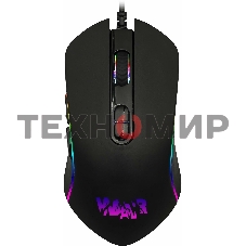Игровой комплект Qumo Wartime K51/M67, кл-ра проводная, 104+10 клавиш, подсветка RGb, мышь проводная, оптическая, RGb running, 1200/1600/2400/3200 dpi