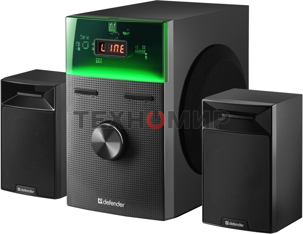 Портативная акустика Defender Tresor, черный