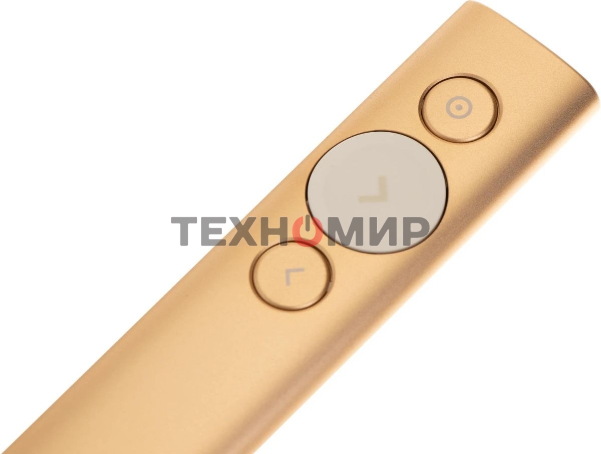 Презентер беспроводной Logitech Spotlight золотистый, радиоканал, USB, кнопки - 3