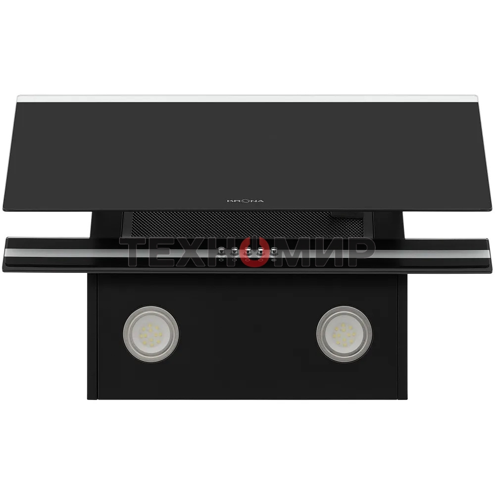 Вытяжка наклонная Krona Irma A 600 Black PB черный, 59.5 см, 1000 куб. м/ч, 62 дБ