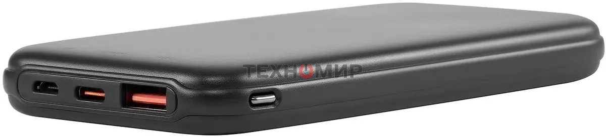 Портативный аккумулятор Digma DGPF10B 10000mAh QC3.0/PD3.0 22.5W 3A USB-A/USB-C черный