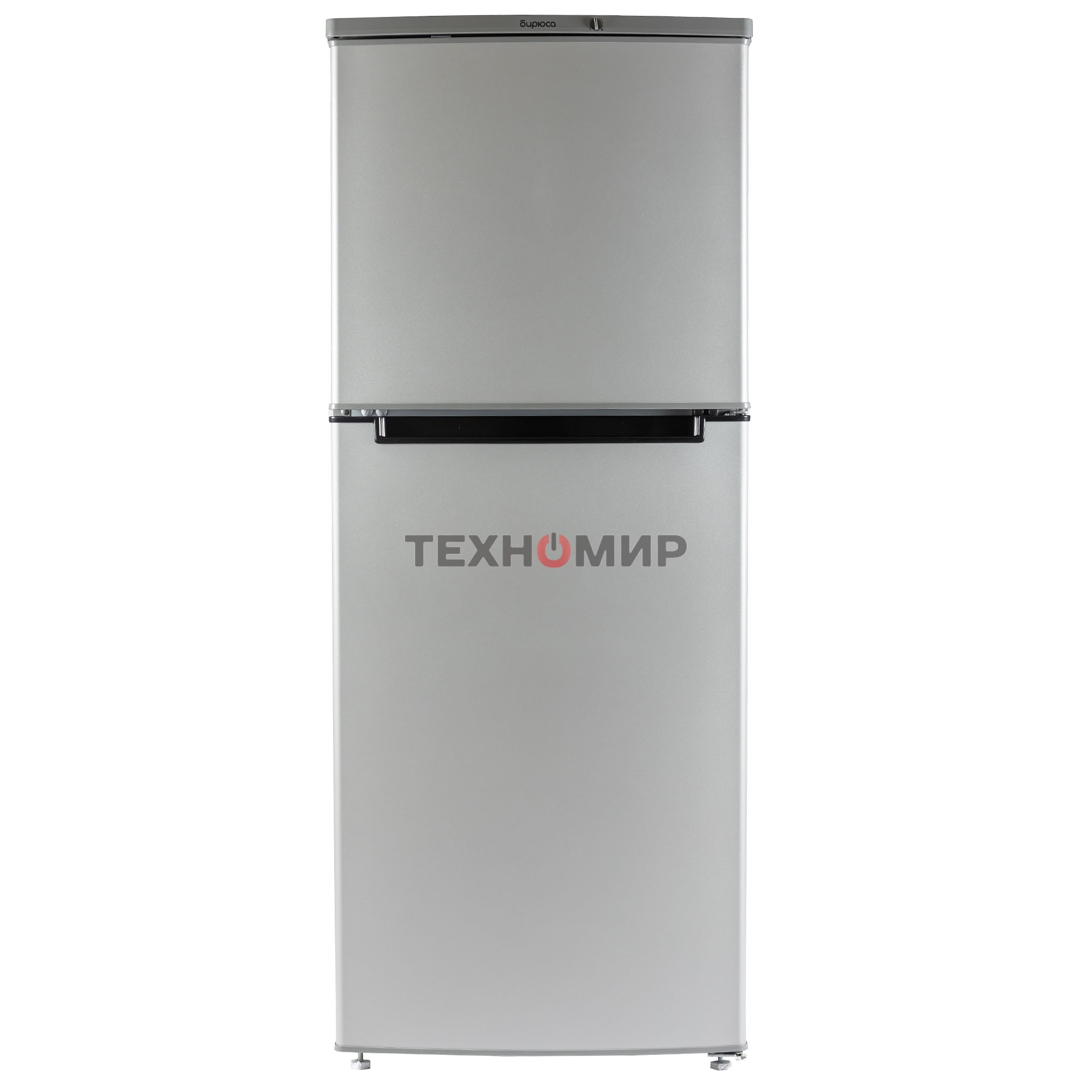 Холодильник Бирюса M553 металлик двухкамерный 160/70л морозилка сверху автоматическое оттаивание