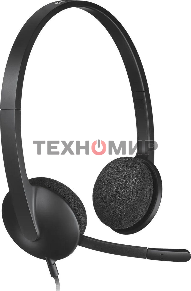 Гарнитура проводная Logitech Headset H340 USB graphite