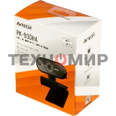 Веб-камера A4Tech PK-930HA 1920x1080, 30 кадр/с, USB Type-A, микрофон, автоматическая фокусировка, универсальное крепление