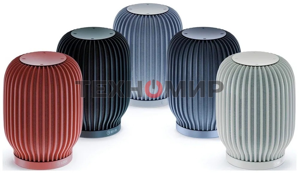 Умная колонка Sber SberBoom, 40Вт, 1.1, Мультирум, Стереопара, Wi-Fi, Bluetooth 5.0, Салют, синий