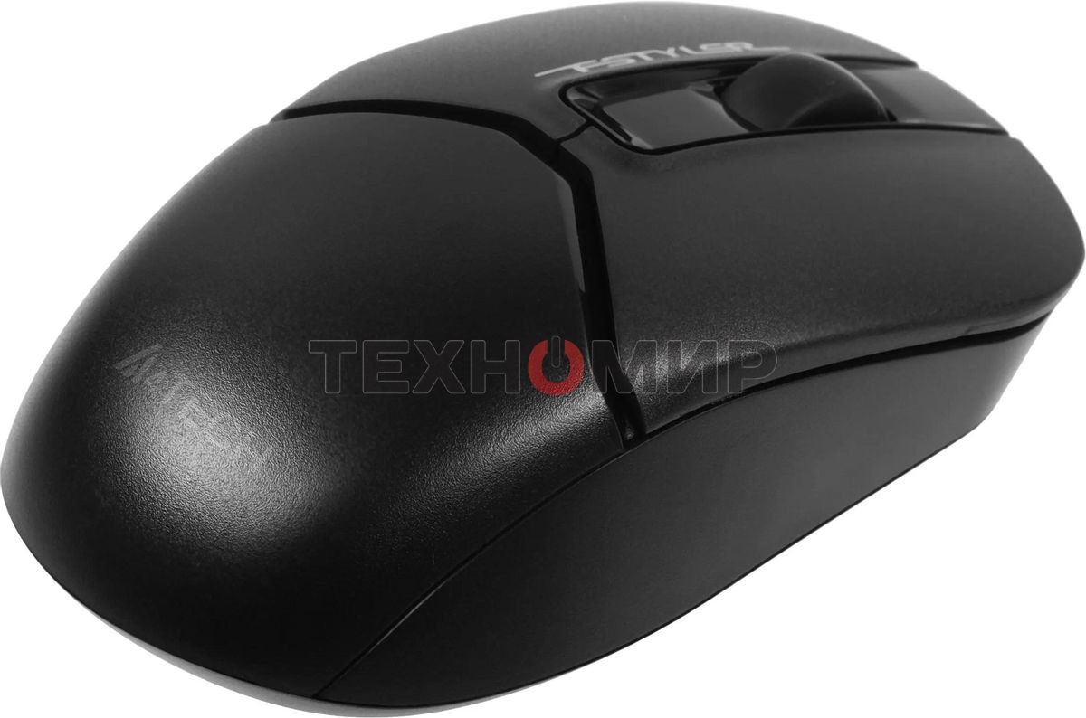 Мышь беспроводная A4Tech Fstyler FB12 черный, 1200 dpi, радиоканал, Bluetooth, USB, кнопки - 3