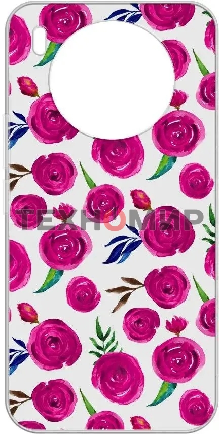 Чехол (клип-кейс) Gresso Air, для Honor 50 Lite, прозрачный/рисунок gr17aaae9354