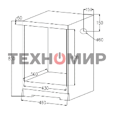 Духовой шкаф Weissgauff EOY 456 BM