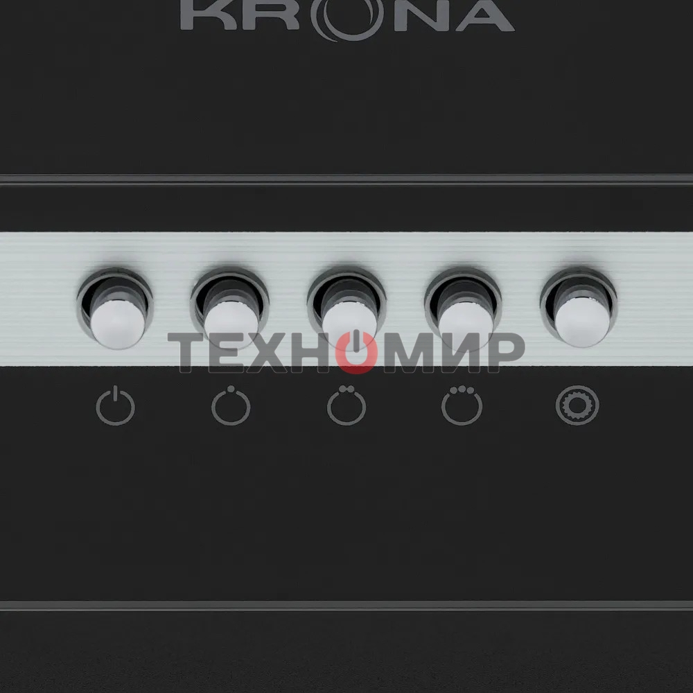 Вытяжка наклонная Krona Irma A 600 Black PB черный, 59.5 см, 1000 куб. м/ч, 62 дБ