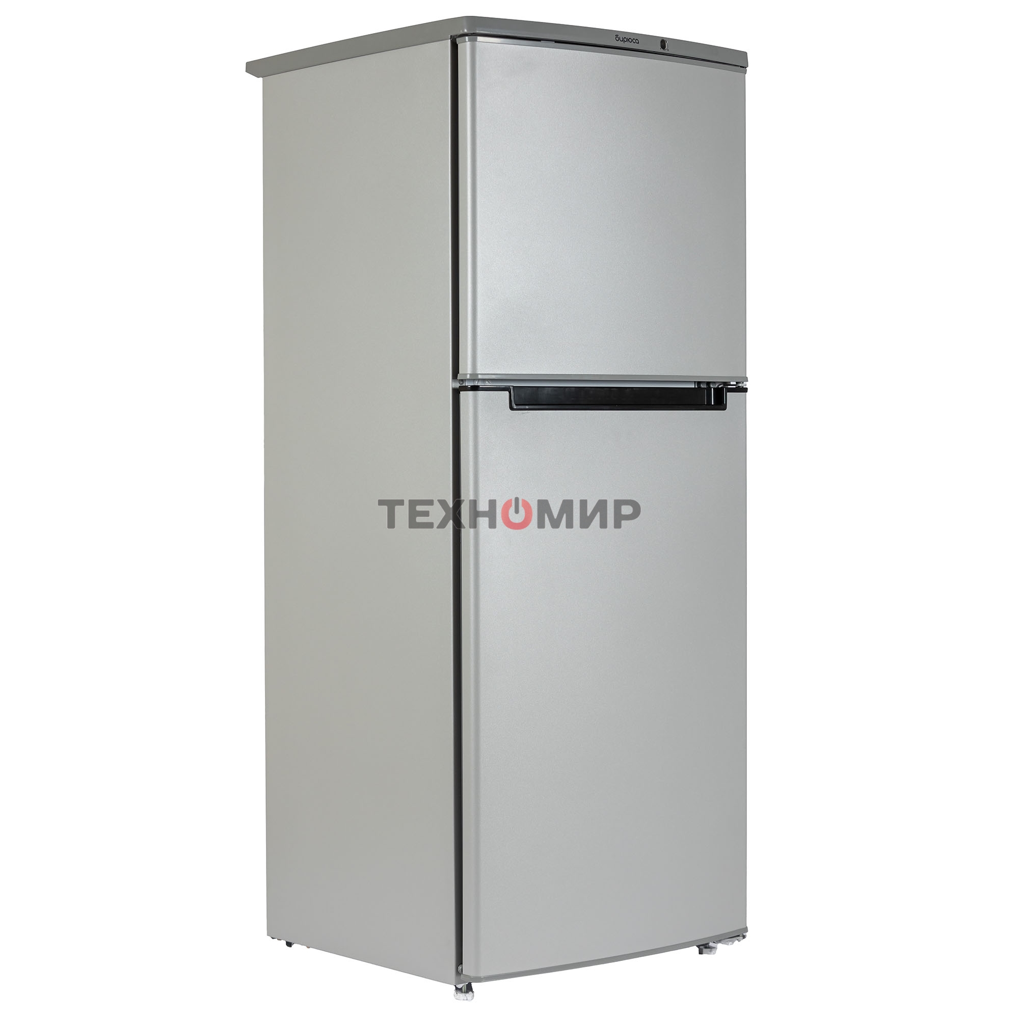 Холодильник Бирюса M553 металлик двухкамерный 160/70л морозилка сверху автоматическое оттаивание
