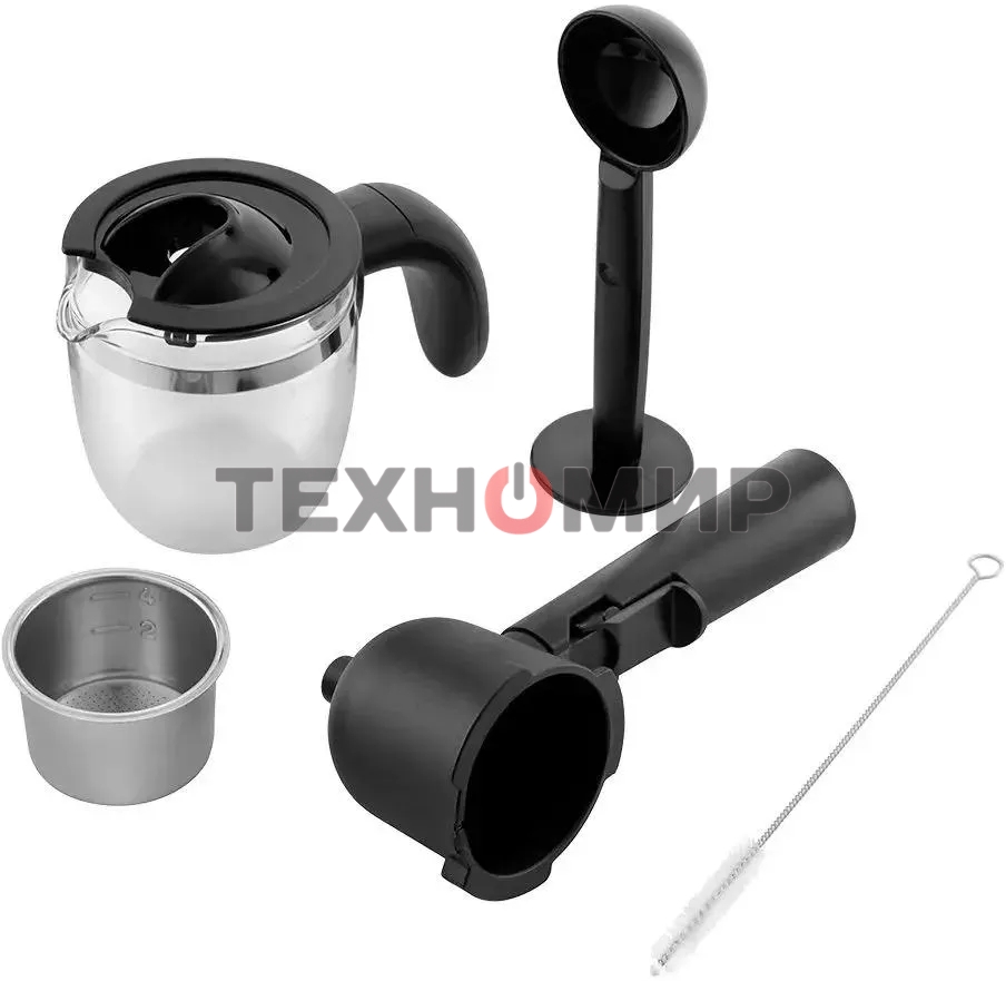 Кофеварка капельная Kitfort КТ-760-1 красный/черный, молотый кофе, 240мл, 800Вт, 3,5 бар