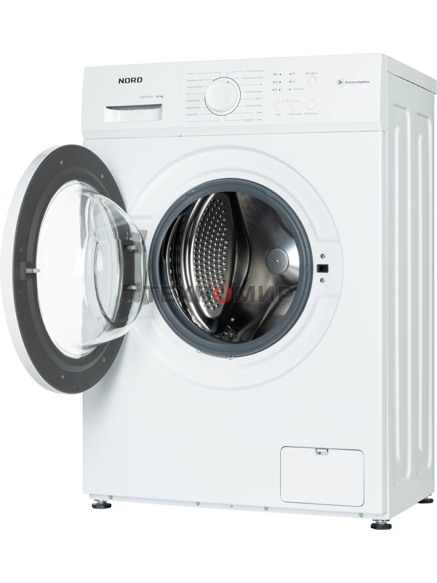 Стиральная машина NORD i-WS 610 W белый, загрузка фронтальная 6 кг, 1000 об/мин, класс: А+++