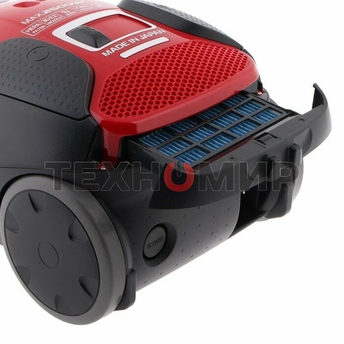 Пылесос Panasonic MC-CJ919R красный, 2500 Вт, уборка сухая, пылесборник мешок 6 л