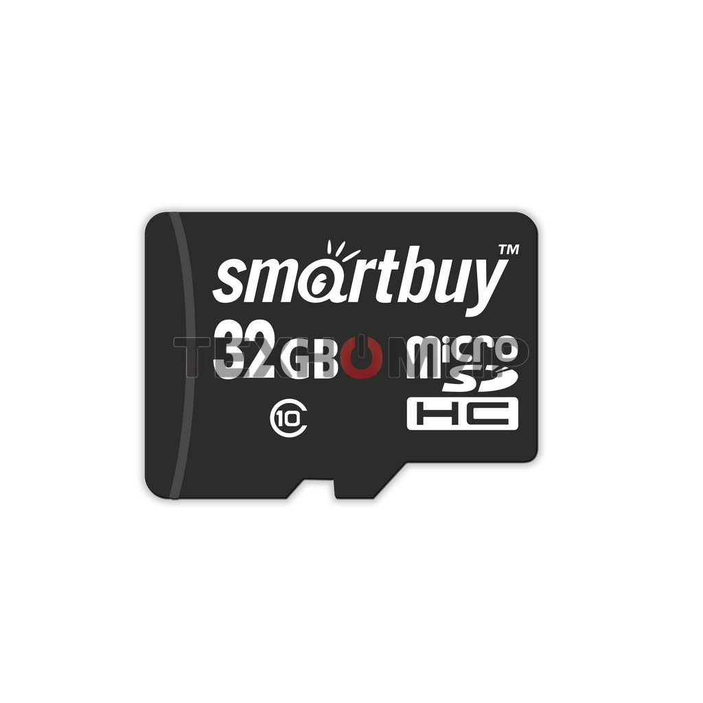 Флеш карта Micro SDHC 32Gb Smartbuy Class 10, адаптер в комплектеLE