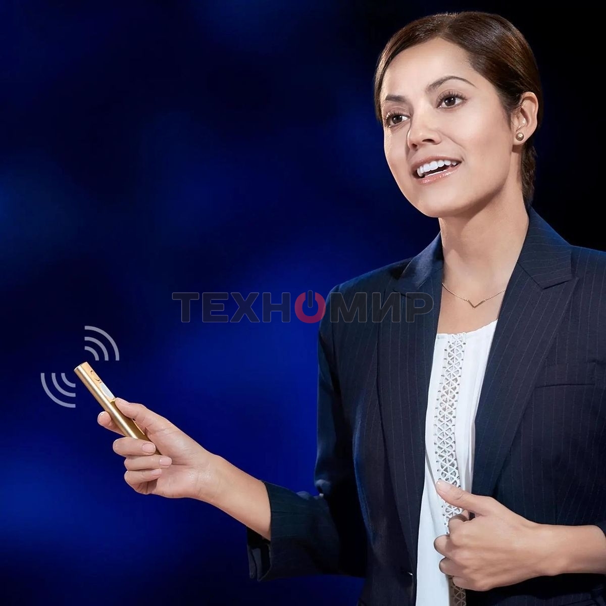 Презентер беспроводной Logitech Spotlight золотистый, радиоканал, USB, кнопки - 3