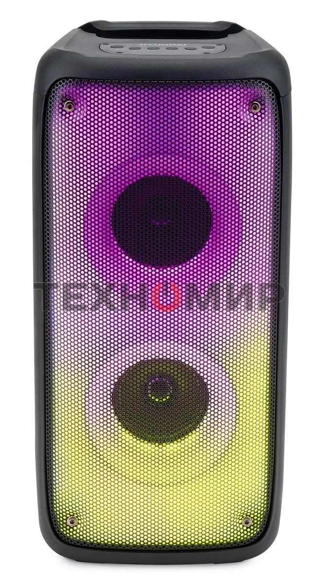 Минисистема Hyundai H-MC1230 черный 40Вт FM USB BT micro SD