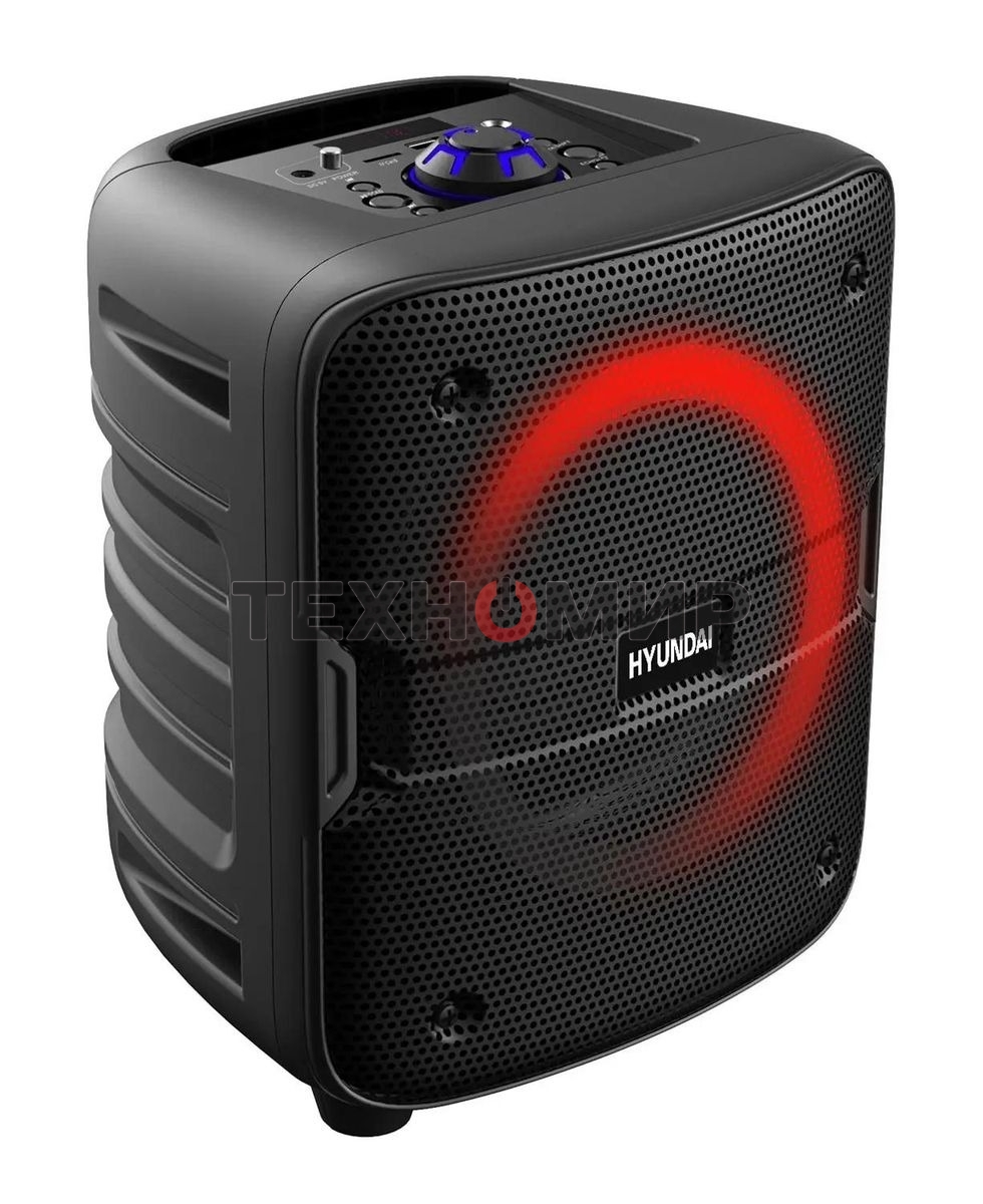 Минисистема Hyundai H-MAC180 черный 30Вт/FM/USB/BT/SD/MMC