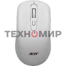 Мышь беспроводная Acer OMR309 белый, 1600 dpi, радиоканал, USB, кнопки - 4