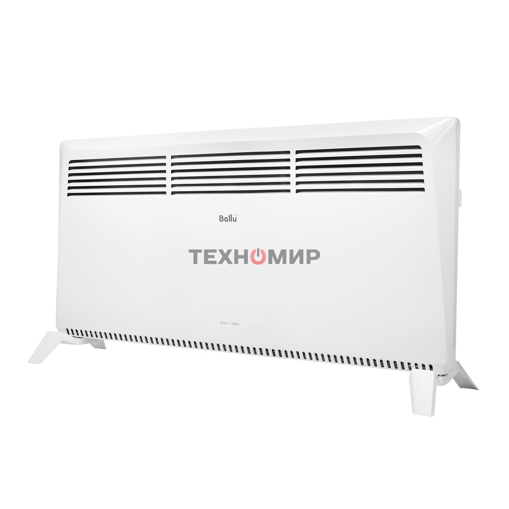 Конвектор электрический Ballu Solo Turbo BEC/SMT-2500 белый, 2500 Вт, 30 м2, термостат