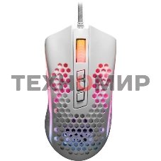 Мышь проводная Redragon Storm белый, 12400 dpi, USB, кнопки - 8