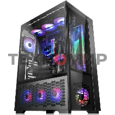 Компьютерный корпус Raijintek PAEAN PREMIUM 0R20B00208, черный, Aluminum, ATX/MICRO ATX/MINI-ITX, USB 3.0x2, Type Cx1, HD Audiox1