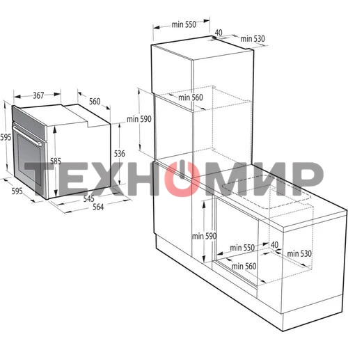 Духовой шкаф электрический Gorenje BOS67372CLI бежевый