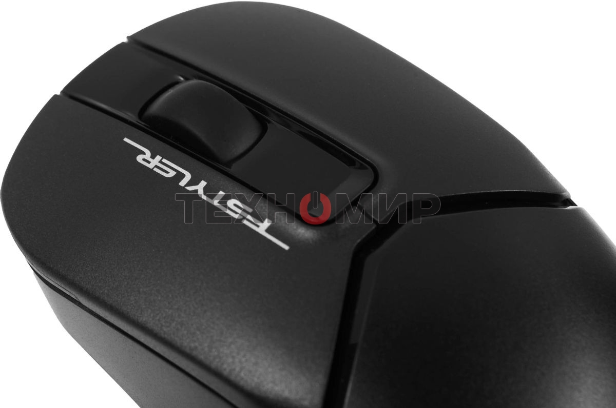 Мышь беспроводная A4Tech Fstyler FB12 черный, 1200 dpi, радиоканал, Bluetooth, USB, кнопки - 3
