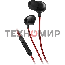 Наушники внутриканальные SVEN с микрофоном E-292M черный/красный пульт