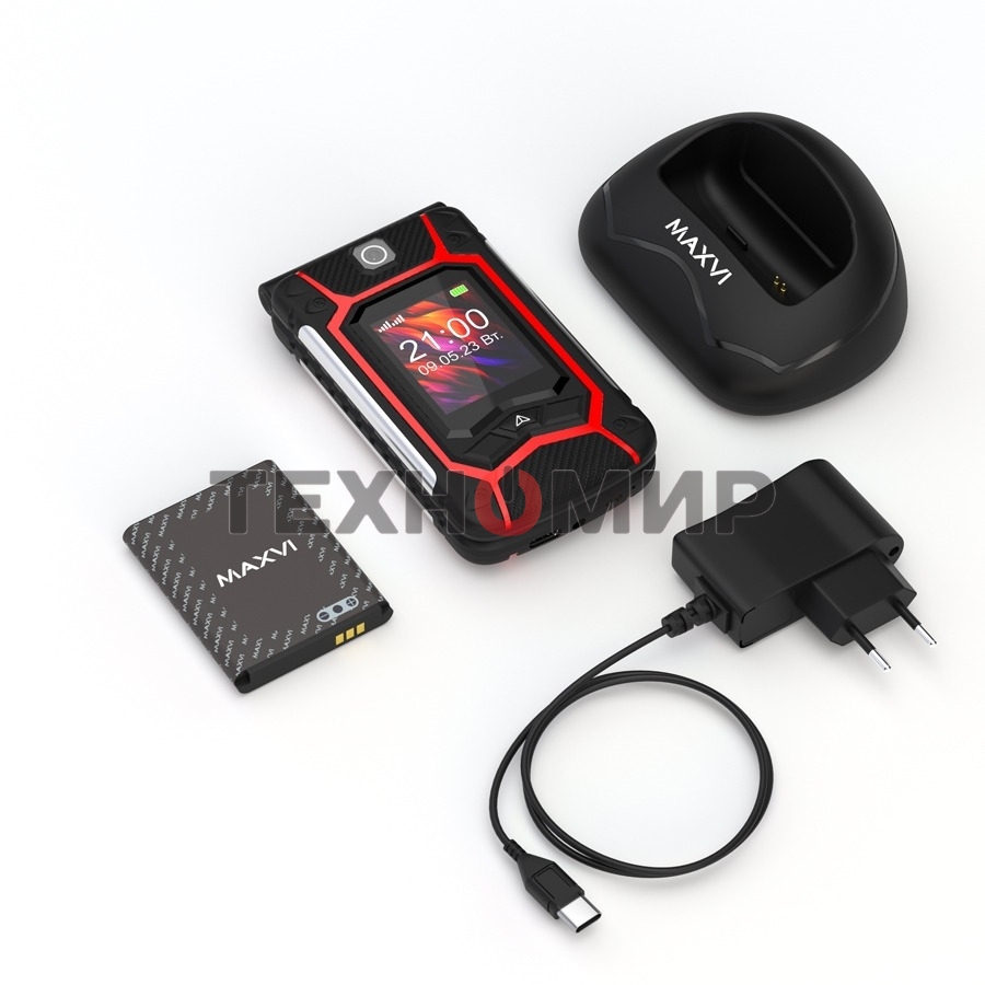 Мобильный телефон Maxvi E10ds красный