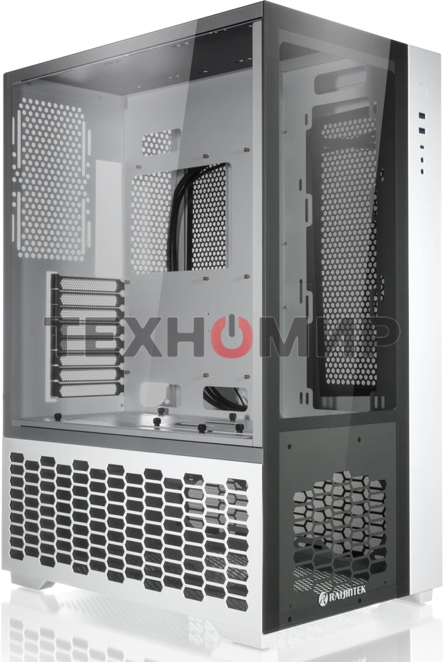 Компьютерный корпус Raijintek PAEAN PREMIUM белый 0R20B00209, Aluminum, ATX/MICRO ATX/MINI-ITX, USB 3.0x2, Type Cx1, HD Audiox1