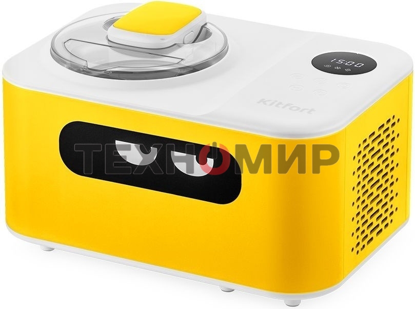 Мороженица Kitfort КТ-1829-1 110Вт 1200мл. желтый/белый