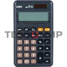 Калькулятор карманный Deli EM120BLACK черный 12-разр.