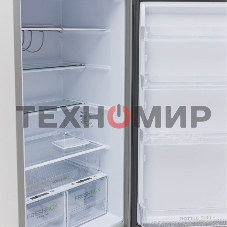 Холодильник Бирюса М6132 металлик двухкамерный 245/85л морозилка снизу, автоматическое