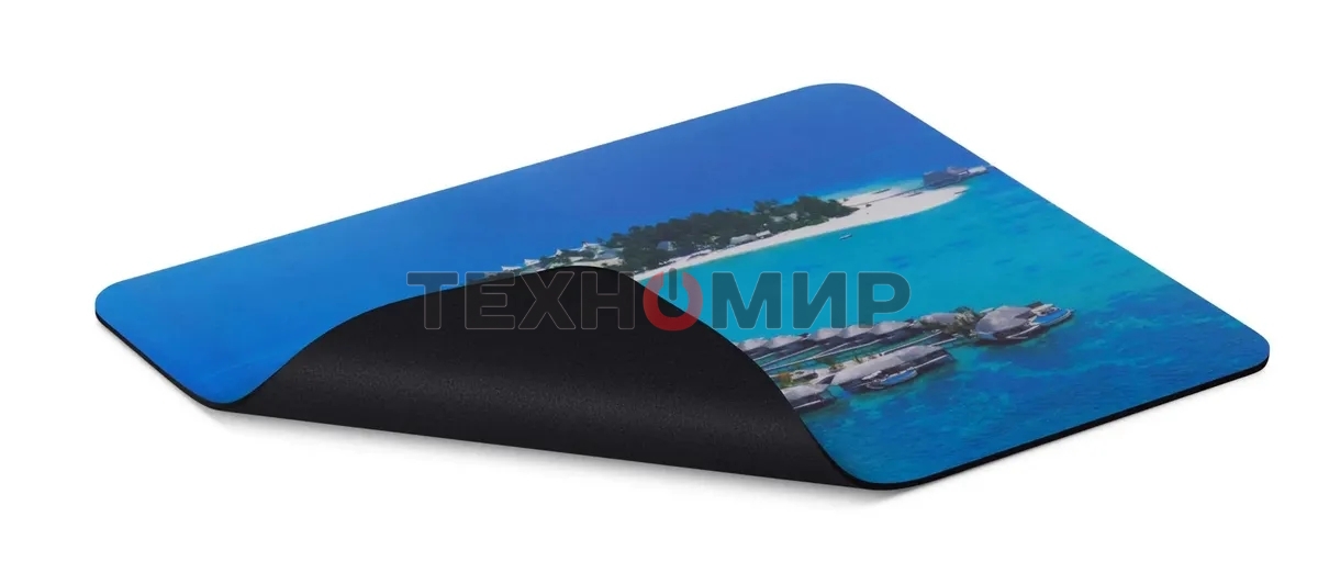 Коврик для мыши Buro BU-M10020 рисунок/тропический отель