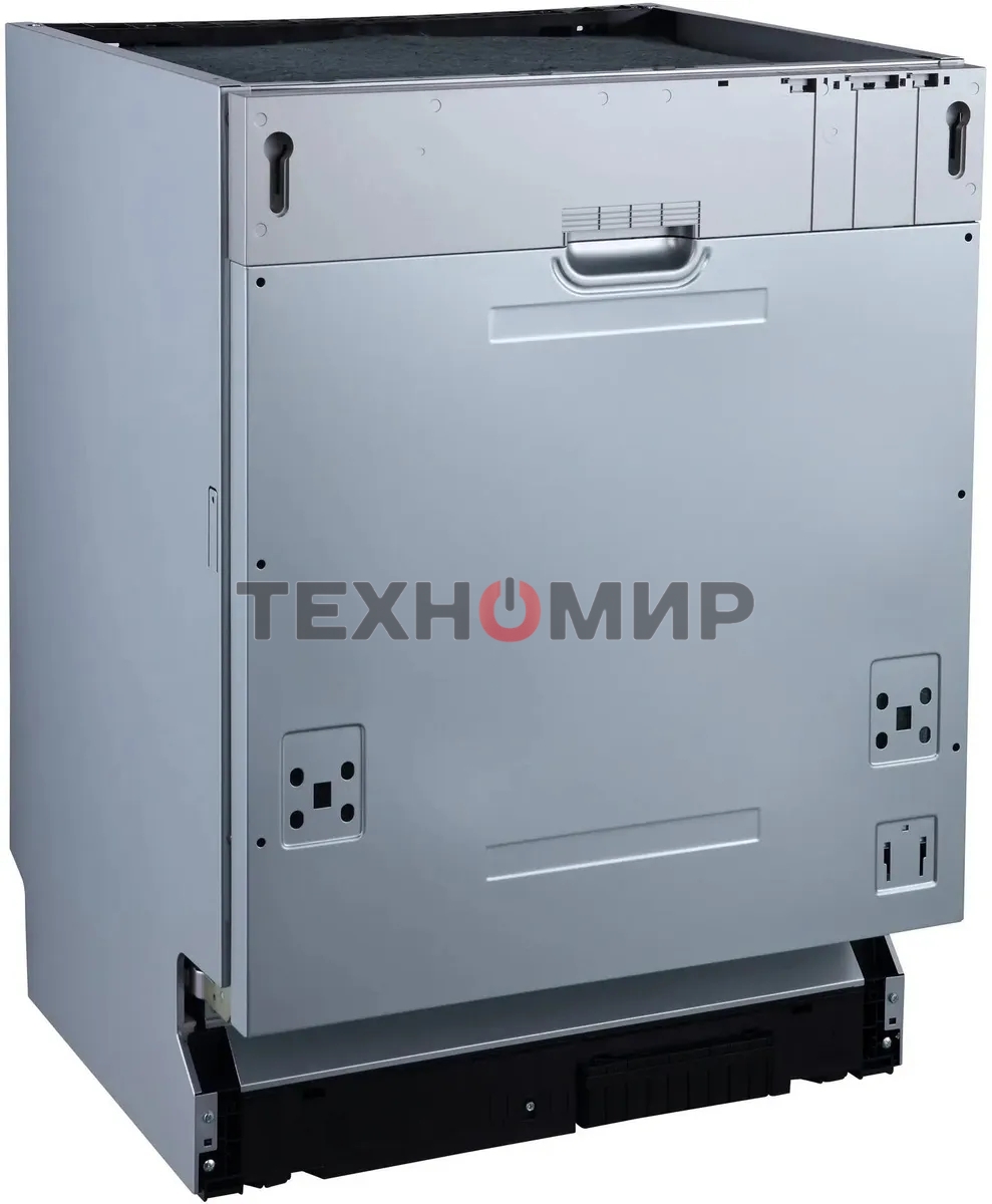 Встраиваемая посудомоечная машина Бирюса DWB-612/5, серебристый, 59.8 см, 12 компл., 49 дБ, класс A++