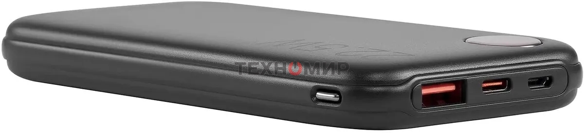 Портативный аккумулятор Digma DGPF10B 10000mAh QC3.0/PD3.0 22.5W 3A USB-A/USB-C черный