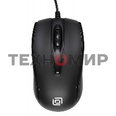 Мышь проводная Oklick 325M черный, 1000 dpi, USB, кнопки - 3
