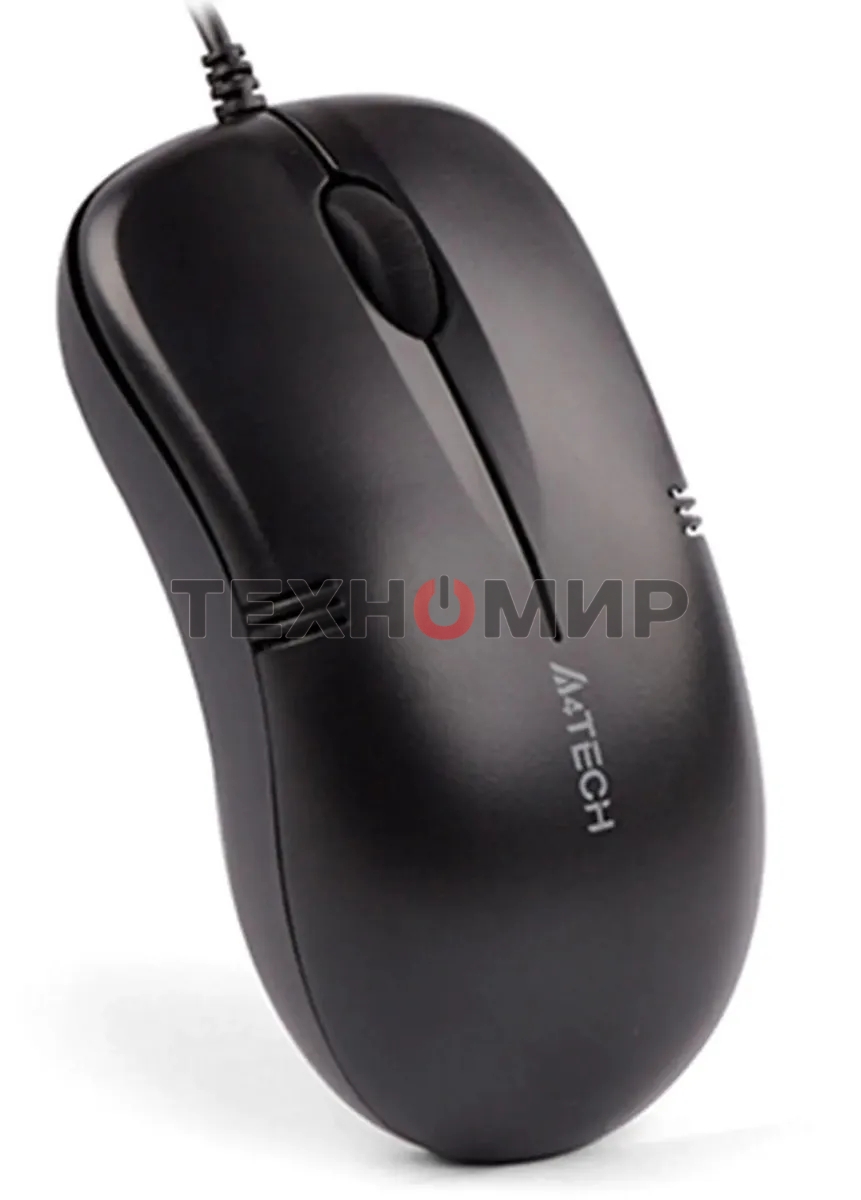 Мышь проводная A4Tech OP-560NUS черный, 1200 dpi, USB, кнопки - 3