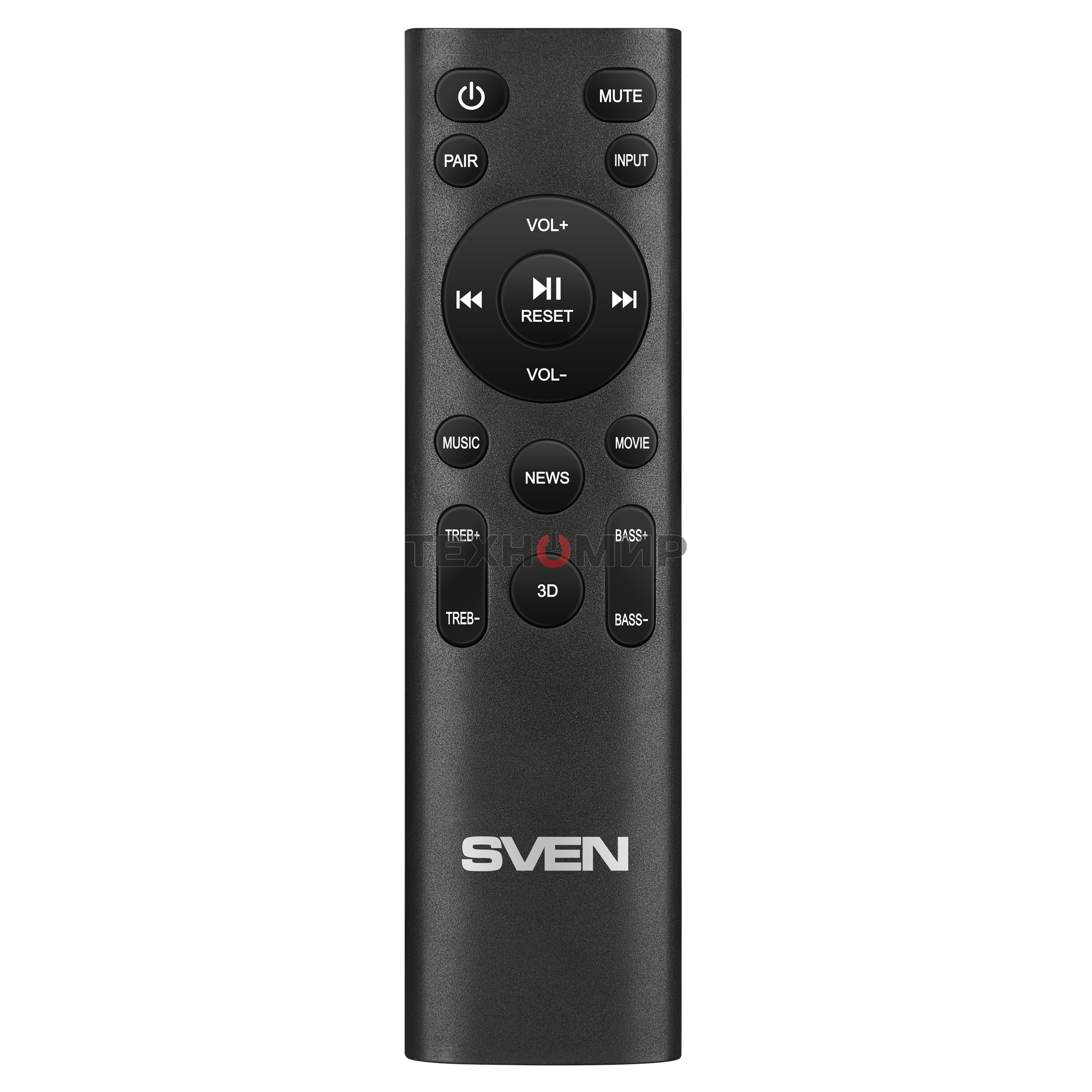Саундбар SVEN SB-2400DD черный (Dolby Digital Plus, 2х80 + 240 Вт, Bluetooth, ПДУ, USB)
